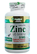 Zinc 50 mg – GreenWorld (100 cápsulas)
