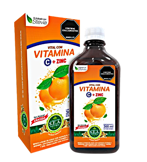 Vitamina C + Zinc 360 ml – Laboratorio SEA