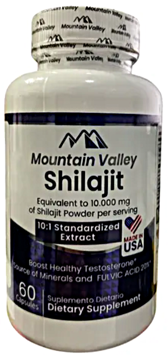 Shilajit 10.000mg - Mountain Valley