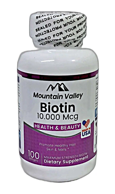 Biotina 10.000 mcg – Mountain Valley
