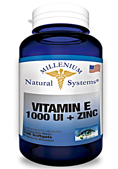 Vitamina E 1000 UI + Zinc – Natural Systems