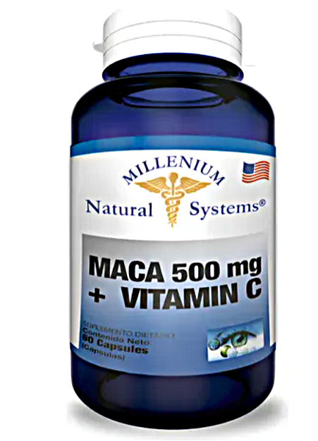 MACA 500 mg + Vitamina C – Natural Systems