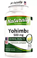 Yohimbe 500 mg – Naturally (60 cápsulas)
