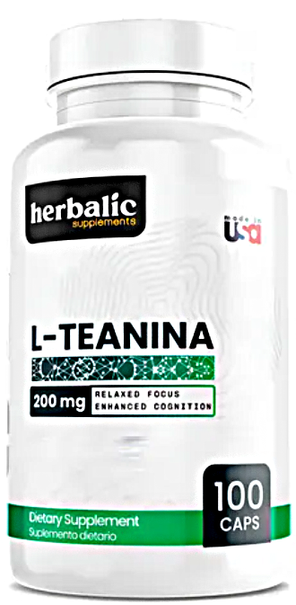 L-Teanina 200 mg – Herbalic (100 cápsulas)