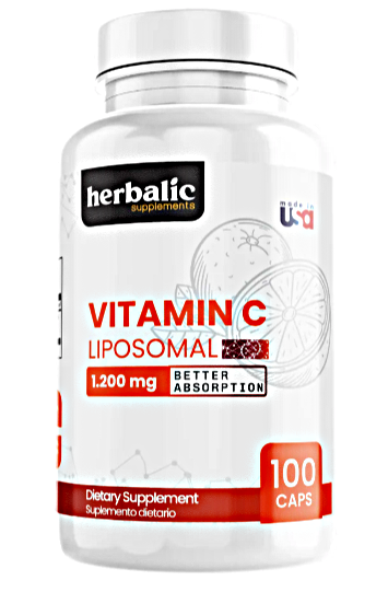 Vitamina C Liposomal 1 200 mg – Herbalic (100 cápsulas)