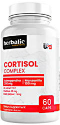 Cortisol Complex – Herbalic (60 cápsulas)
