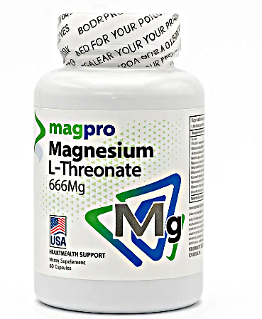Magnesium L-Threonate 666 mg – Magpro (60 cápsulas)