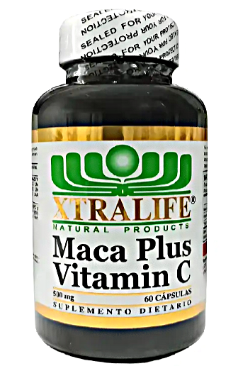 Maca y Vitamina C – Xtralife (60 cápsulas)