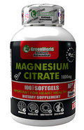 Citrato de Magnesio 1000 mg – GreenWorld (100 cápsulas)