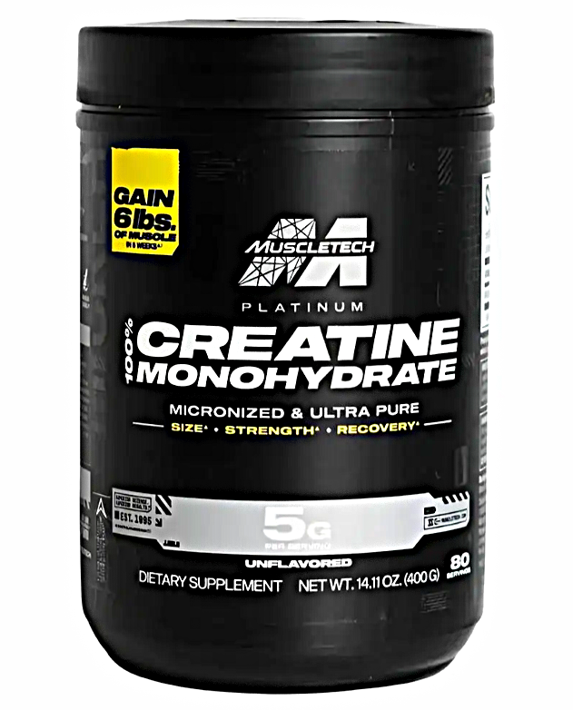 Creatina Platinum con Sabor – MuscleTech (60 servicios)