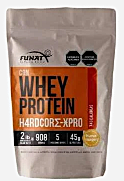 Whey Protein HardCore – Funat – 2 Libras