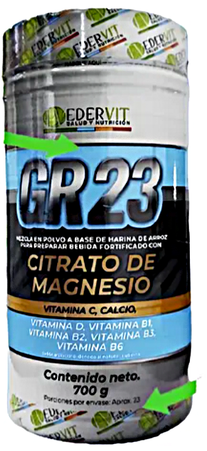 Citrato de Magnesio – Edervit – 700 g