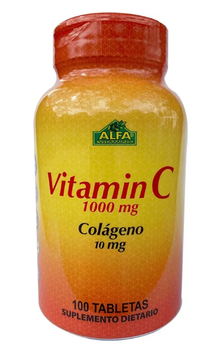 Vitamina C + Colágeno – Laboratorio Alfa (100 Cápsulas)
