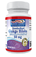 Ginkgo Biloba – Healthy America (60 Cápsulas)