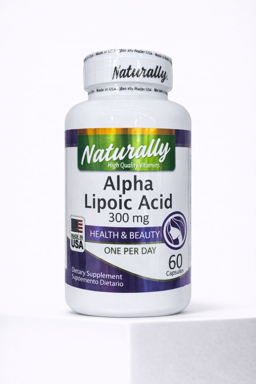 Alpha Lipoic Acid 300 mg – Naturally (60 cápsulas)
